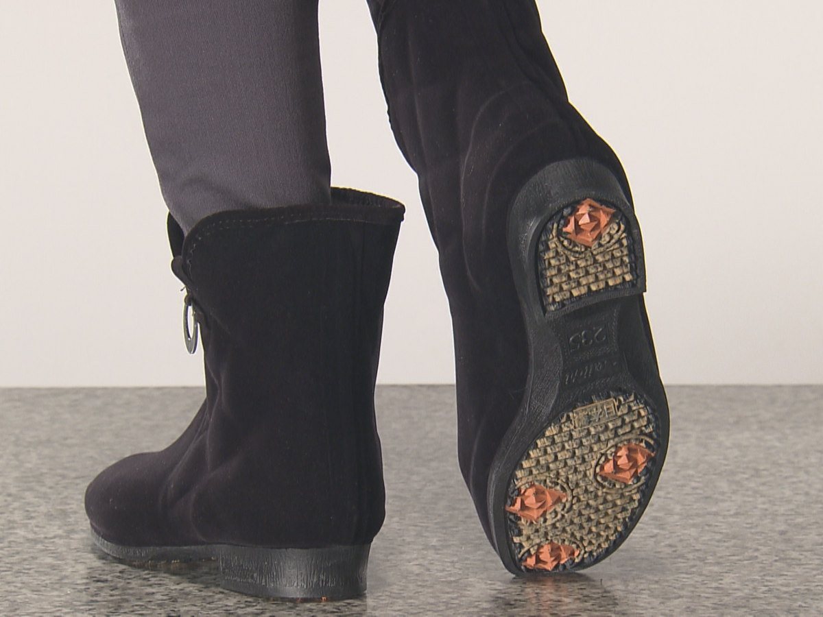 滑りづらい冬靴】シェブリー スエードブーツ W750（婦人用） | YBC